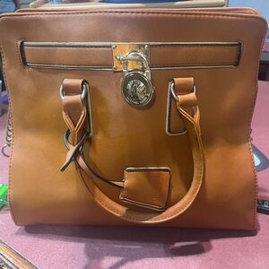 Michael Kors Brown Leather Satchel